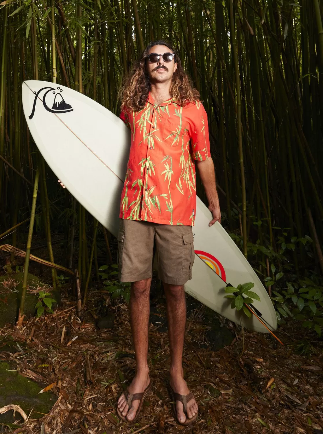 Quiksilver Bamboo Dna Island - Chemise Manches Courtes Pour Homme