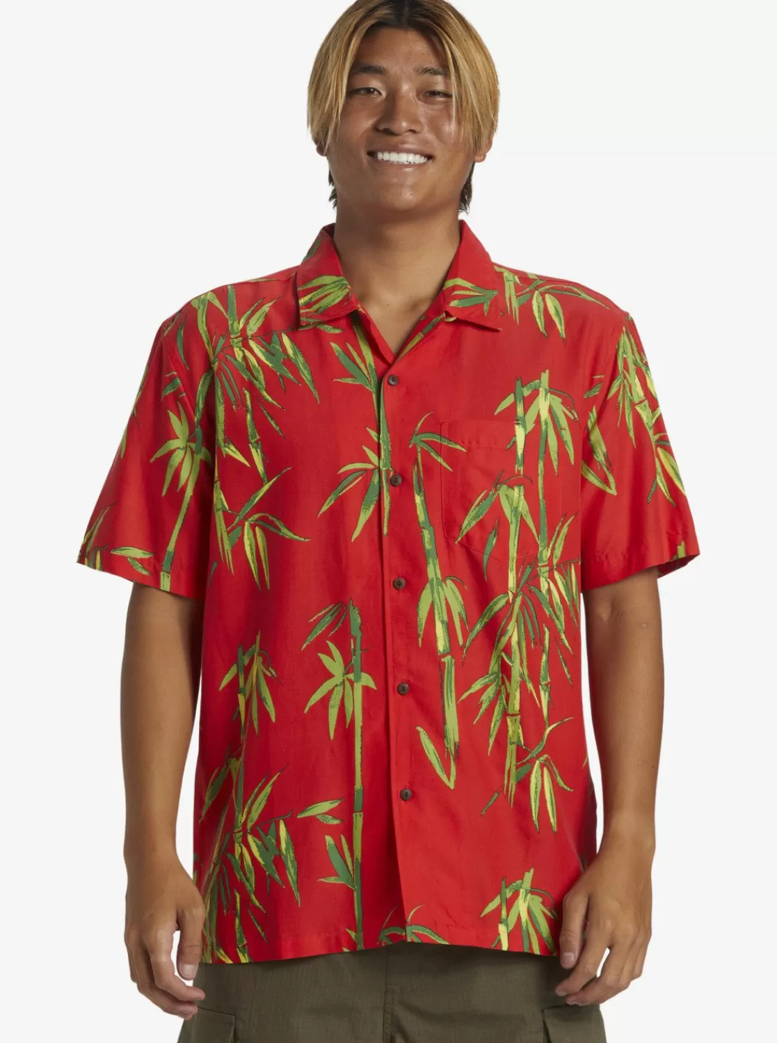 Quiksilver Bamboo Dna Island - Chemise Manches Courtes Pour Homme