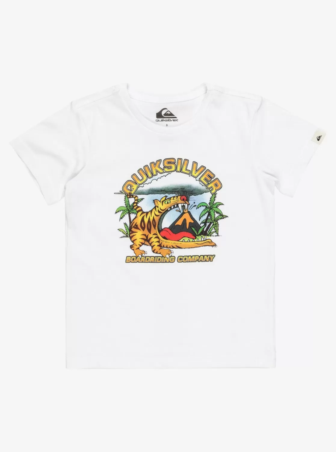 Quiksilver Barking Tiger - T-Shirt Pour Garçon 2-7