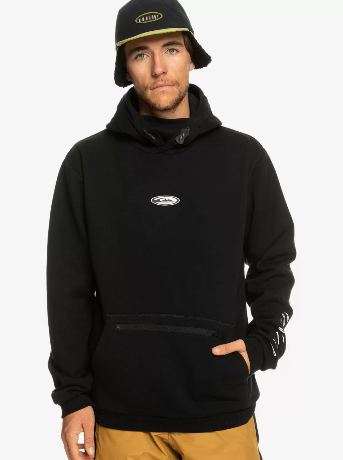 Quiksilver Big Logo - Sweat A Capuche Technique Pour Homme