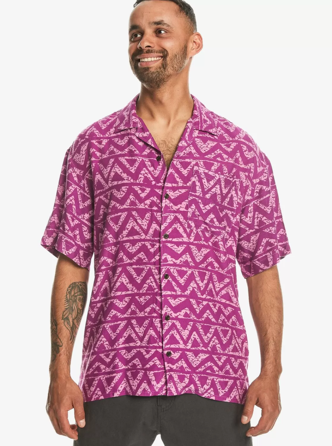 Quiksilver Bogfold - Chemise Manches Courtes Pour Homme