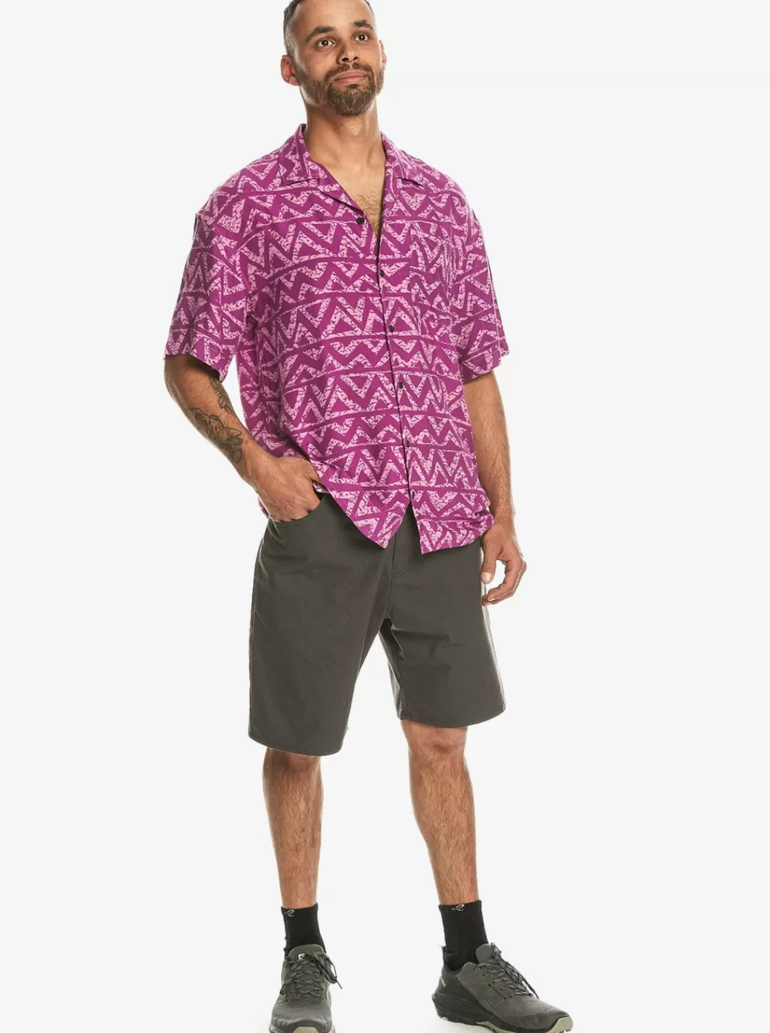 Quiksilver Bogfold - Chemise Manches Courtes Pour Homme