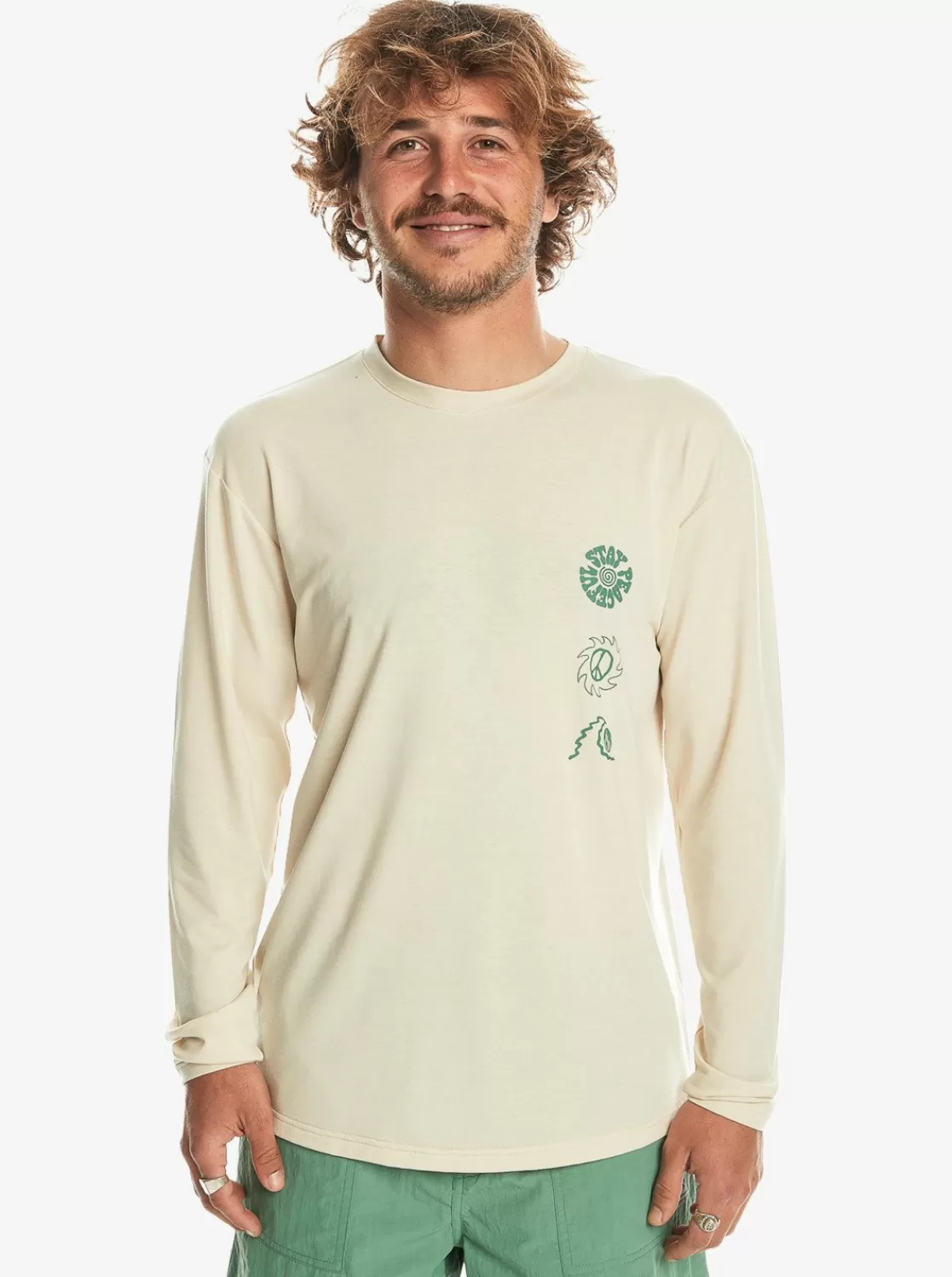 Quiksilver Coastal Run - T-Shirt Manches Longues Pour Homme