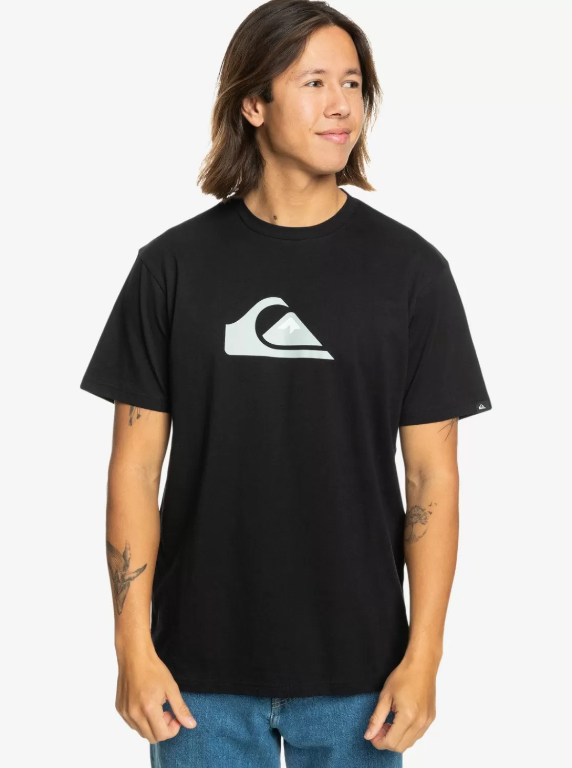 Quiksilver Comp Logo - T-Shirt Pour Homme