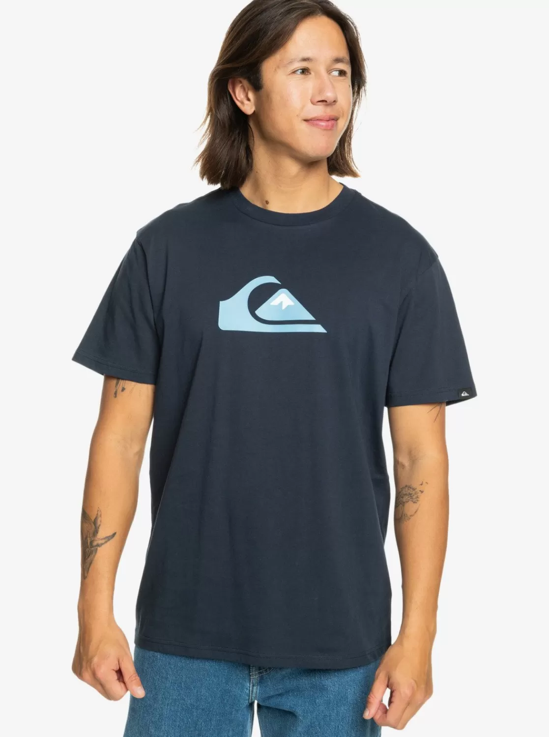 Quiksilver Comp Logo - T-Shirt Pour Homme