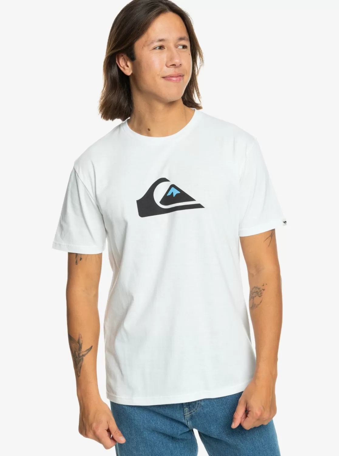 Quiksilver Comp Logo - T-Shirt Pour Homme