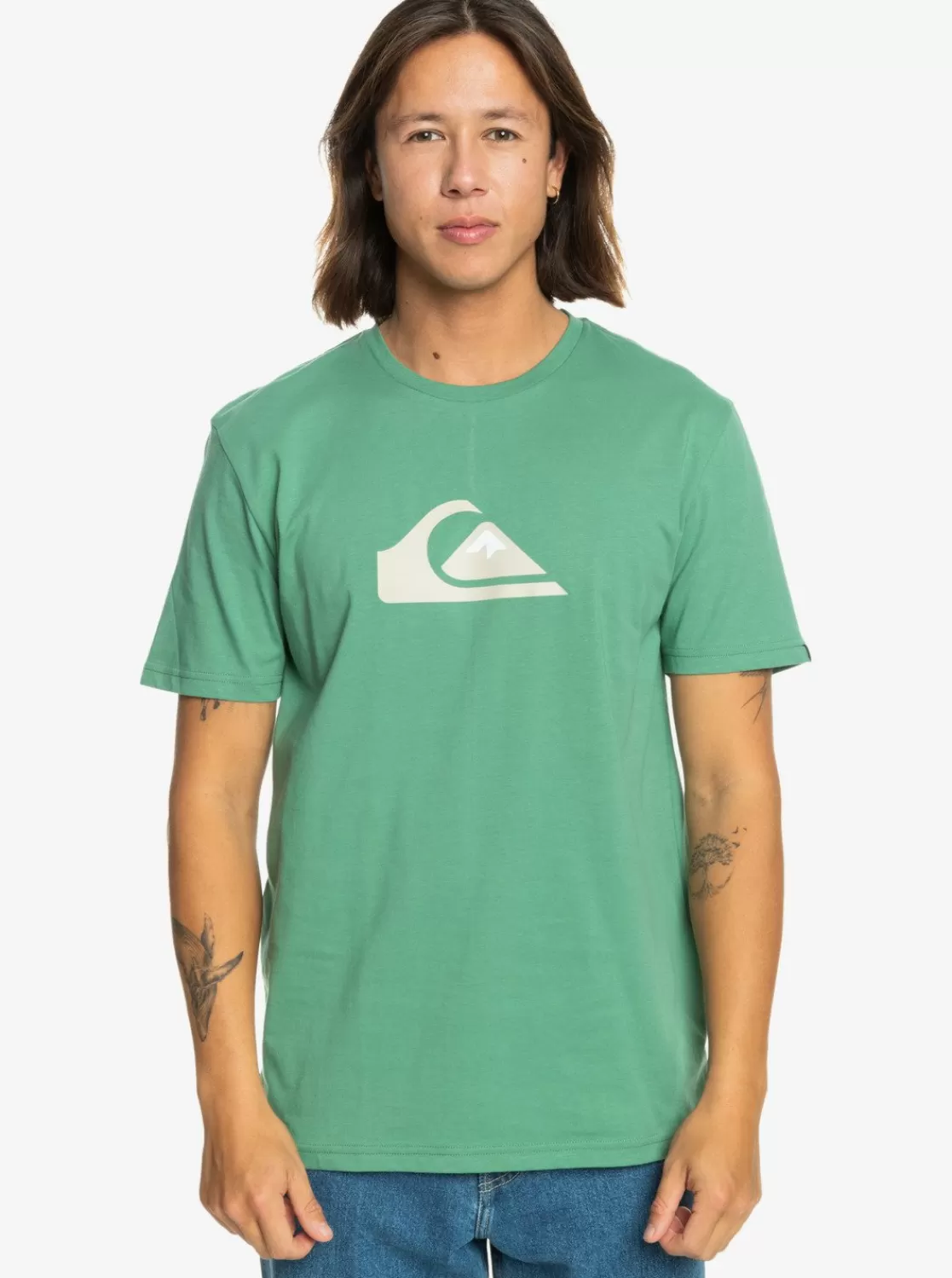 Quiksilver Comp Logo - T-Shirt Pour Homme