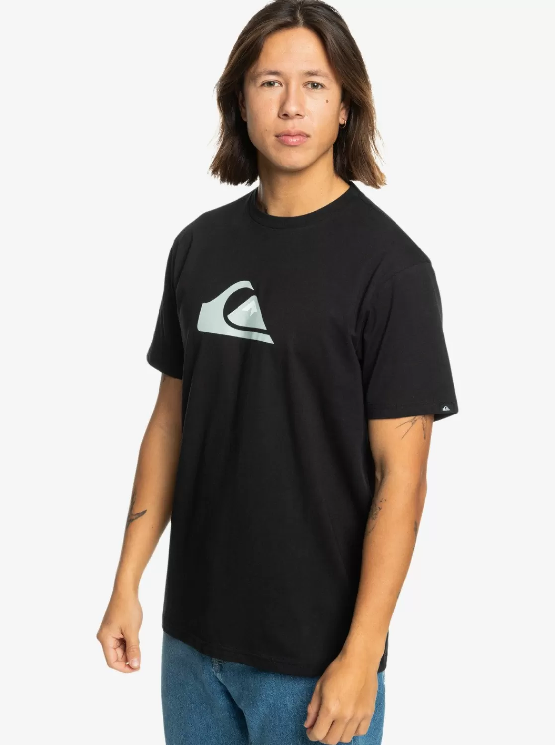 Quiksilver Comp Logo - T-Shirt Pour Homme