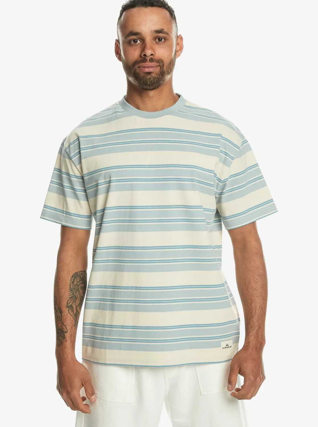 Quiksilver Eco Yd Stripe - T-Shirt A Manches Courtes Pour Homme