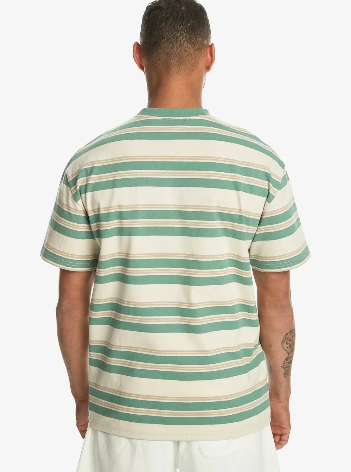 Quiksilver Eco Yd Stripe - T-Shirt A Manches Courtes Pour Homme