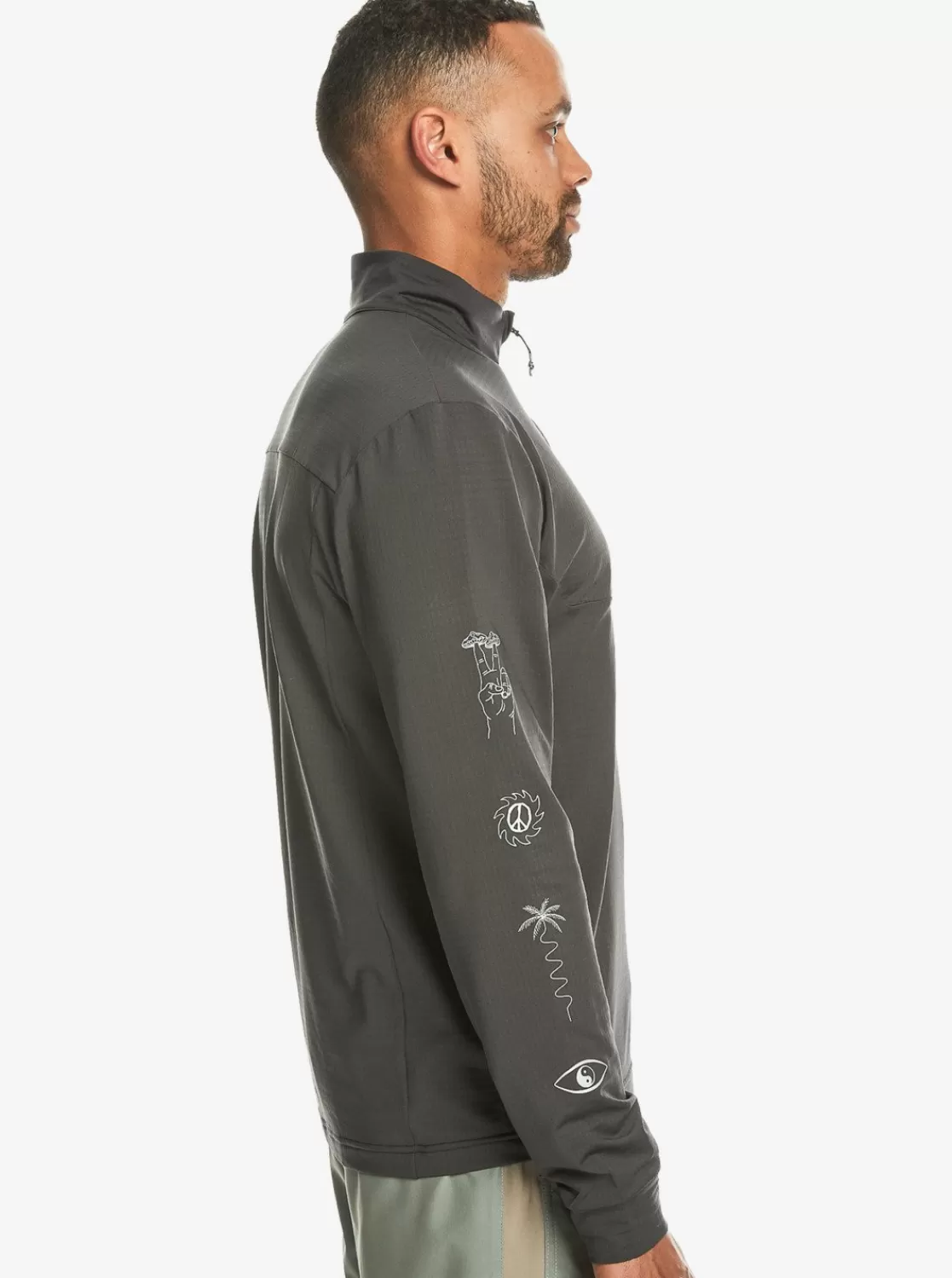 Quiksilver Get Ready - Sweat Demi-Zip Pour Homme