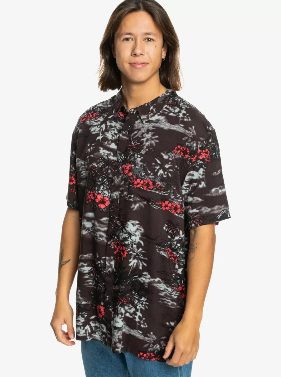 Quiksilver Longmanhill- Chemise Manches Courtes Pour Homme