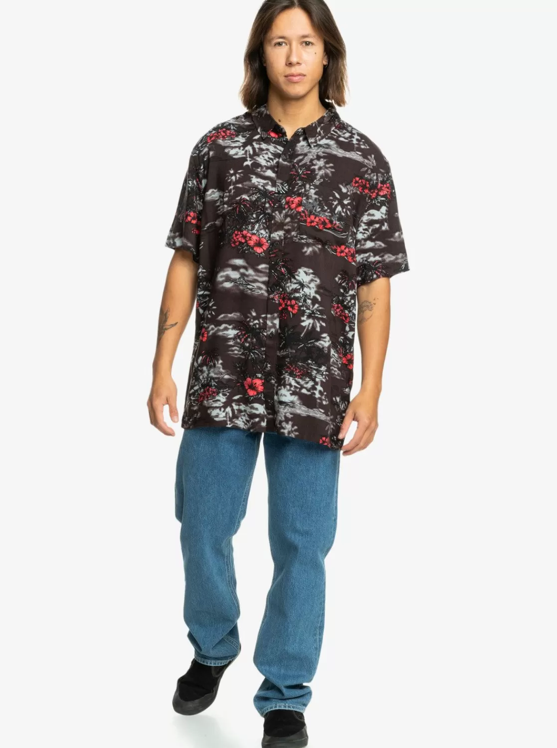 Quiksilver Longmanhill- Chemise Manches Courtes Pour Homme