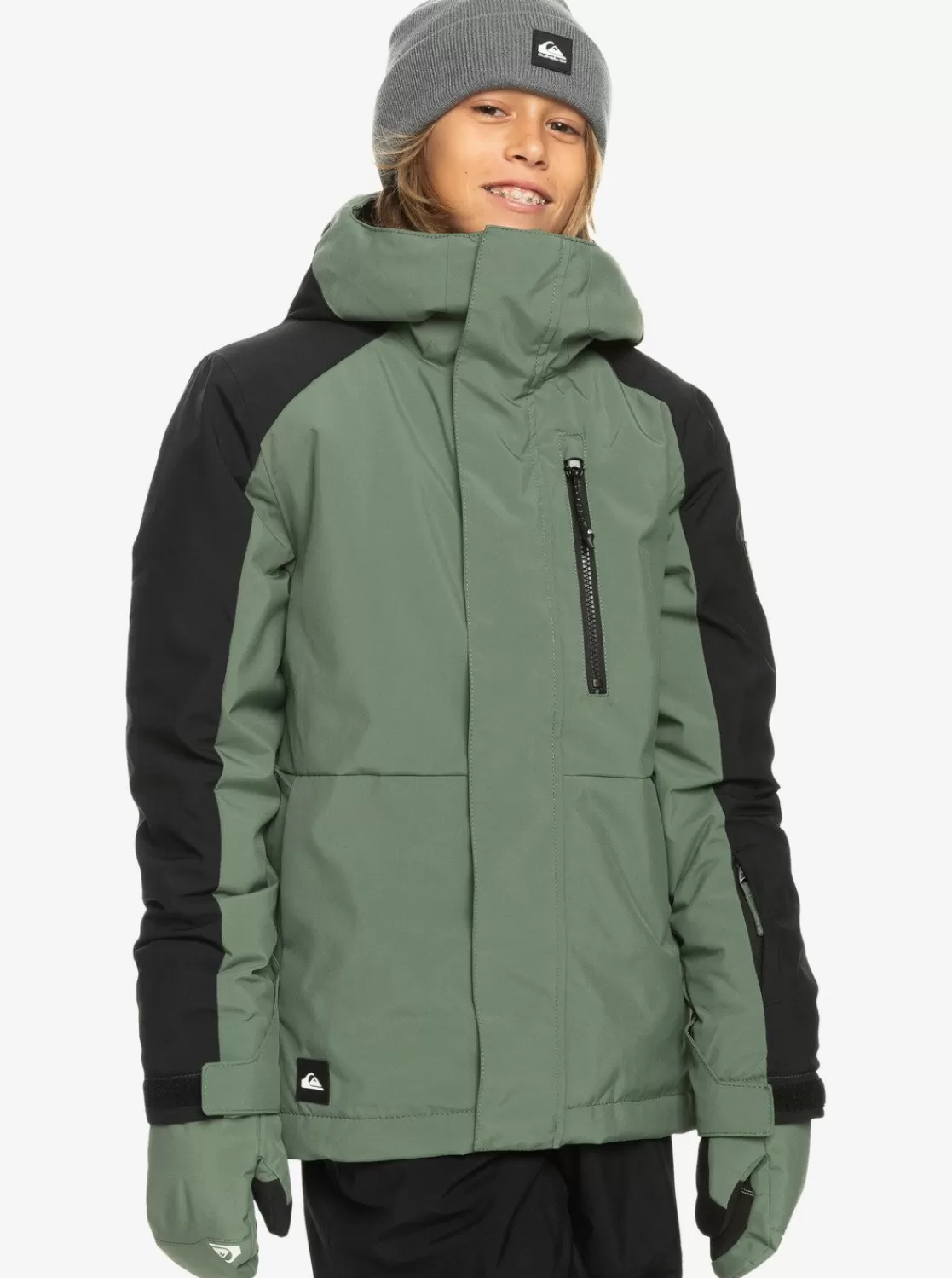 Quiksilver Mission Block - Veste De Snow Technique Pour Garçon 4-16