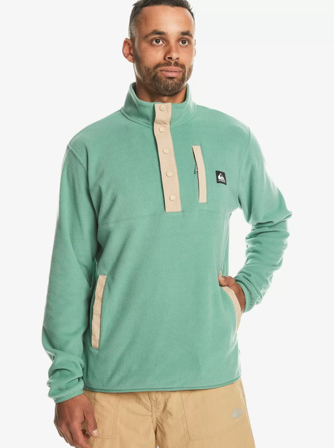 Quiksilver No Destination - Polaire Col Montant Pour Homme