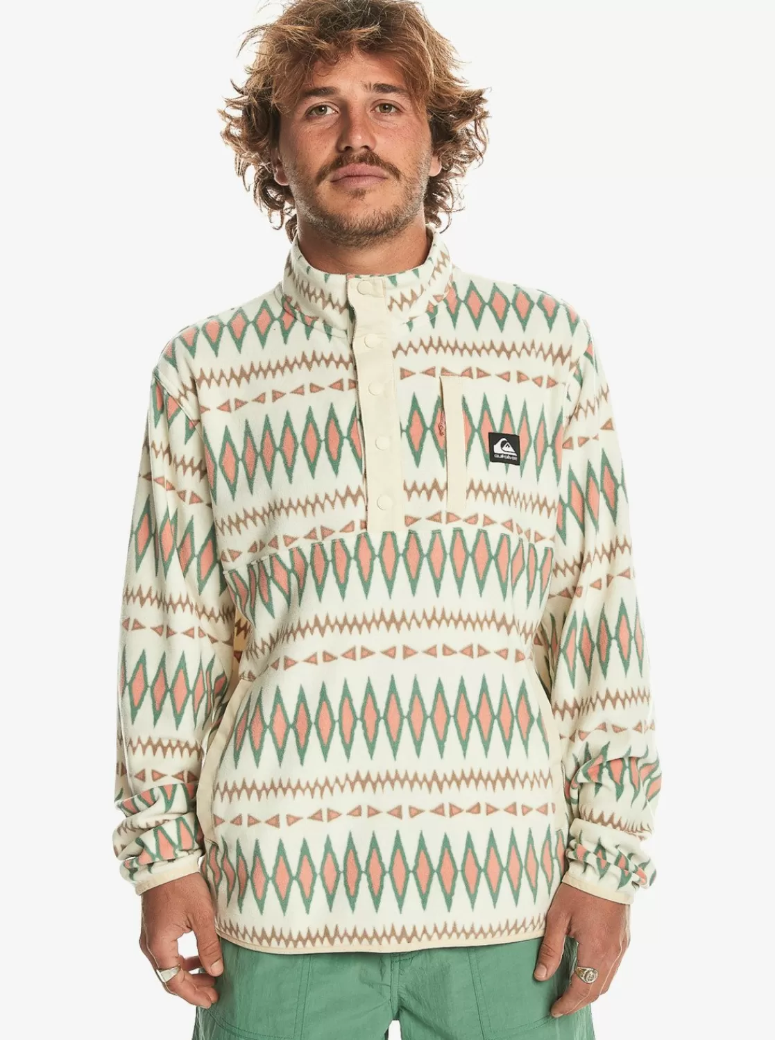 Quiksilver No Destination - Polaire Col Montant Pour Homme