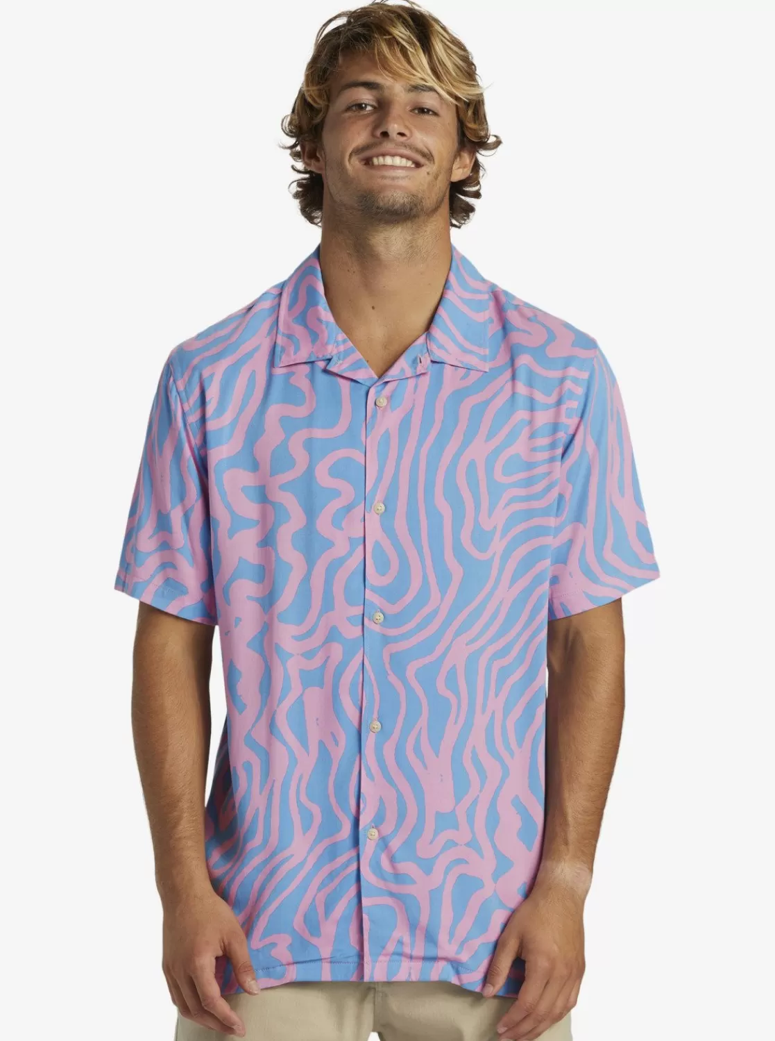 Quiksilver Pool Party Casual - Chemise Manches Courtes Pour Homme