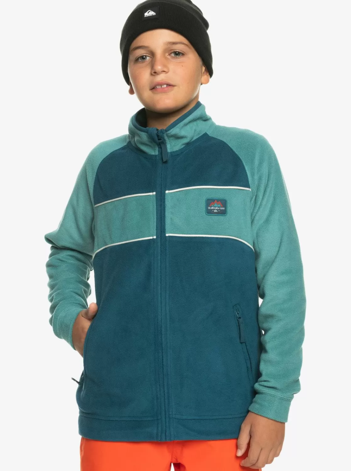 Quiksilver Powder Chaser - Polaire Technique Pour Garçon 8-16 Ans