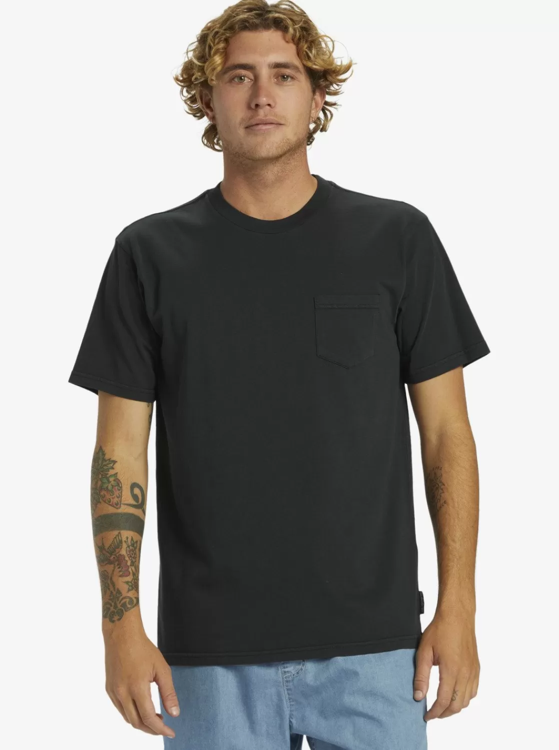 Quiksilver Saltwater - T-Shirt Avec Poche Pour Homme