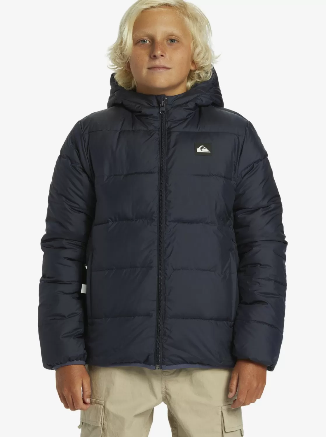 Quiksilver Scaly Reversible - Veste Chaude Reversible Pour Garçon 8-16 Ans