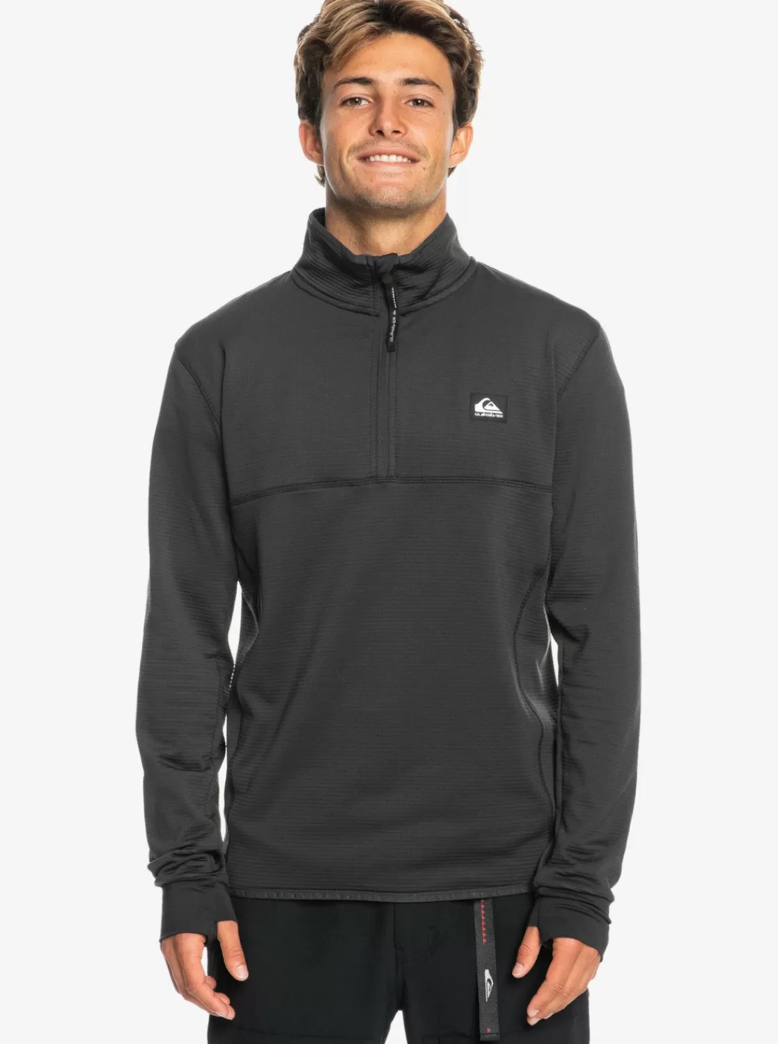 Quiksilver Steep Point - Haut De Sous-Vetement Demi-Zip Pour Homme