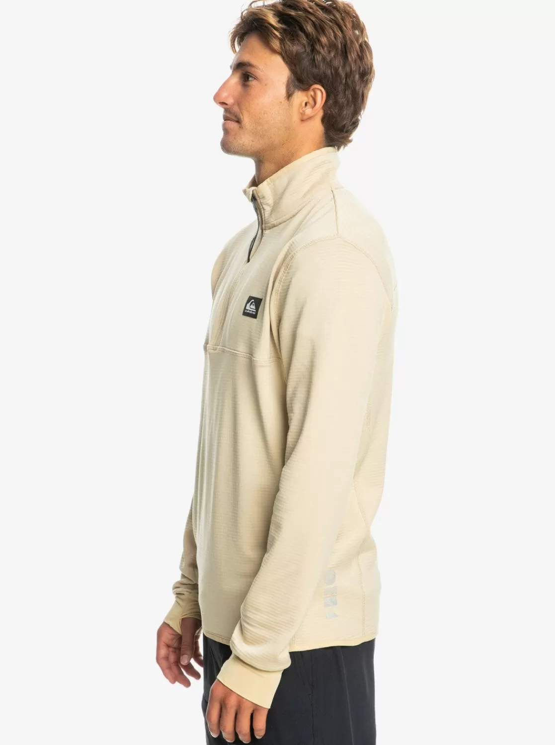 Quiksilver Steep Point - Haut De Sous-Vetement Demi-Zip Pour Homme