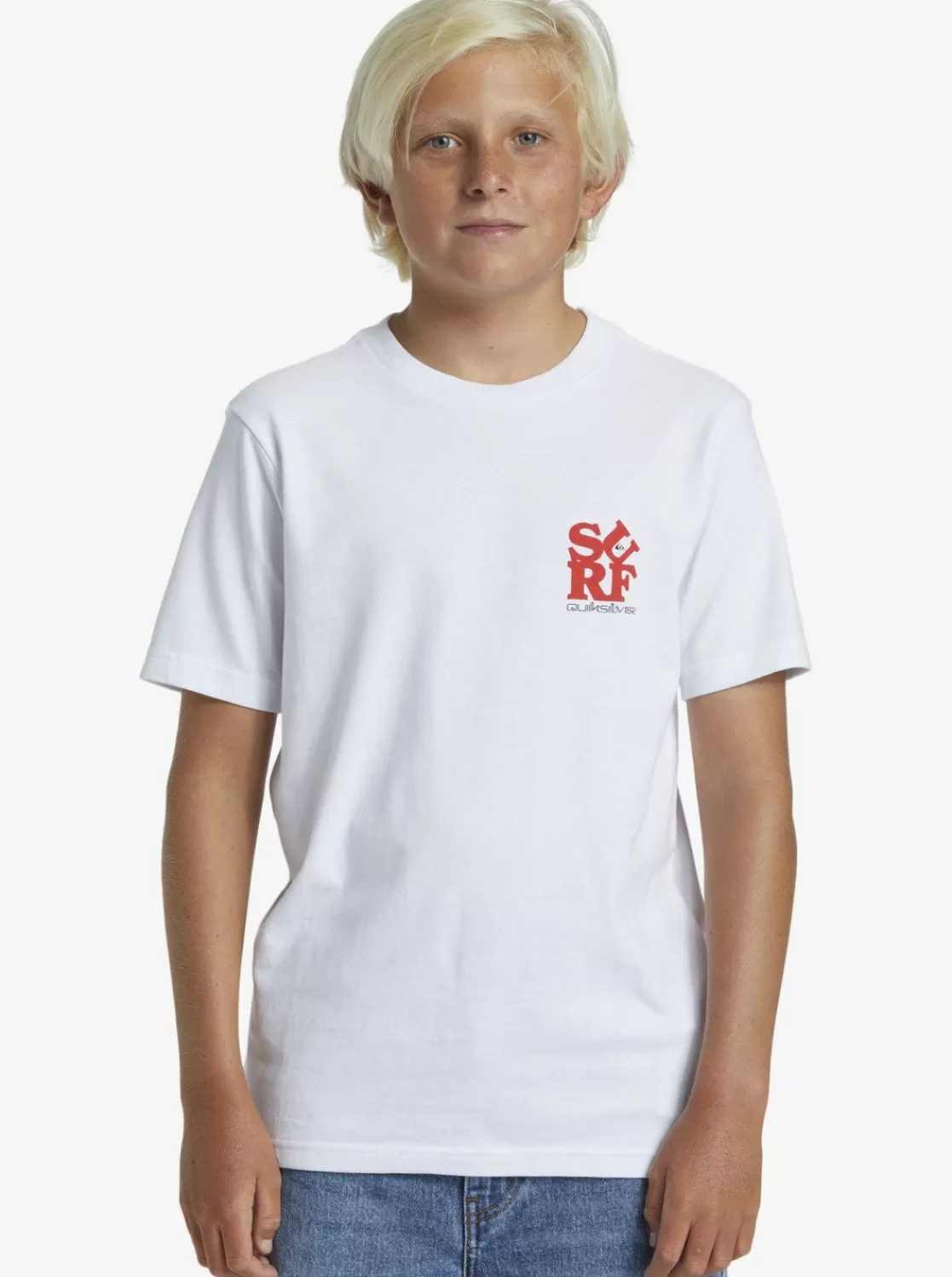 Quiksilver Surf Boe - T-Shirt Pour Garçon 8-16 Ans