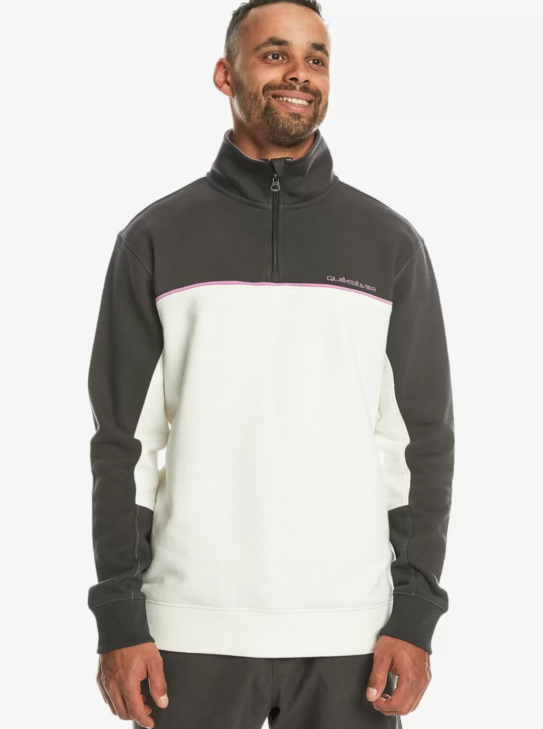 Quiksilver Take Us Back - Sweat Demi-Zip Pour Homme