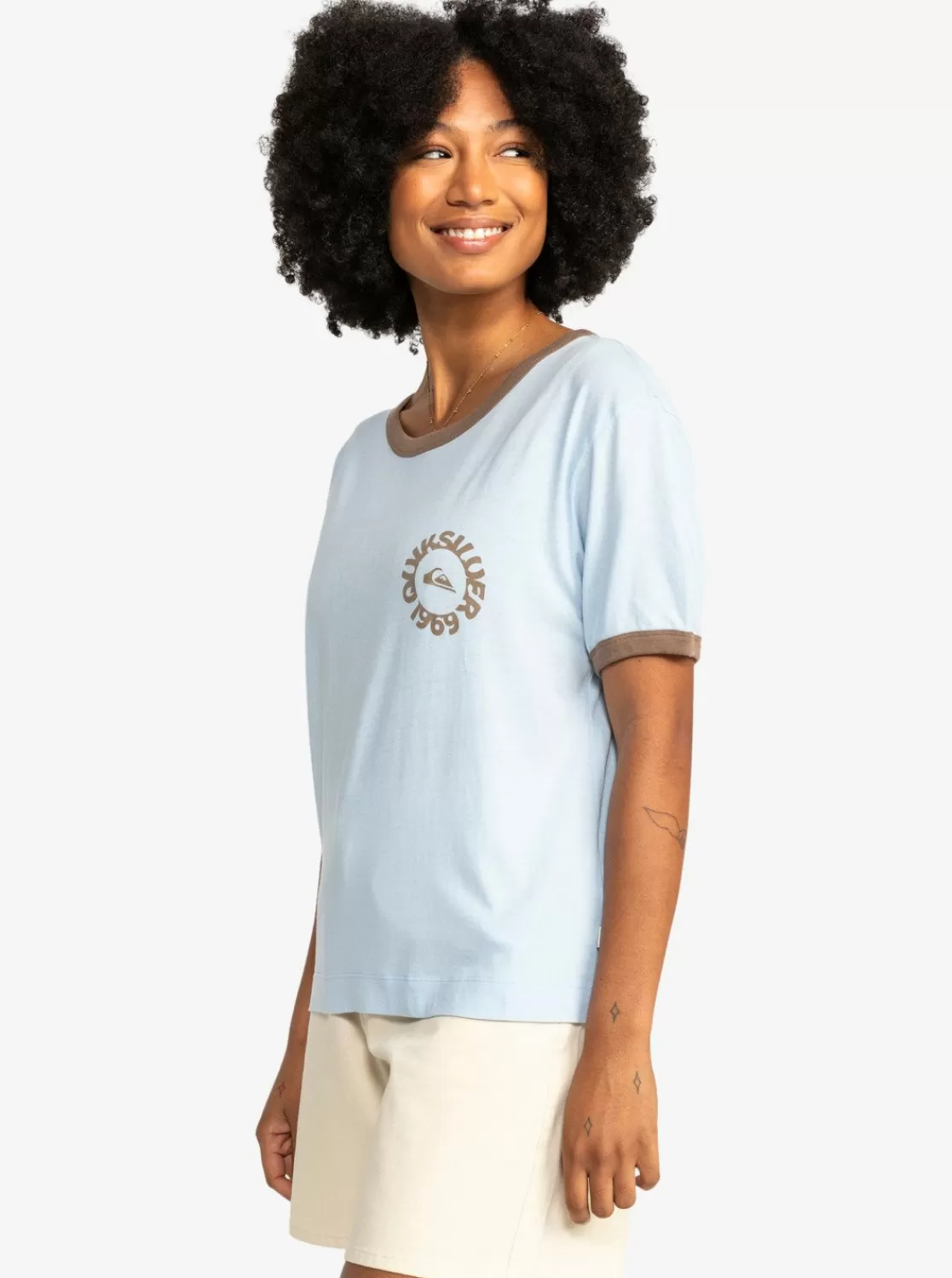 Quiksilver Uni - T-Shirt Court Pour Femme