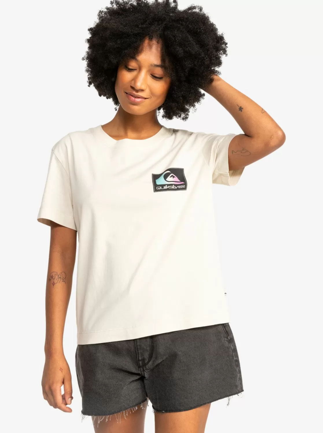 Quiksilver Uni - T-Shirt Court Pour Femme