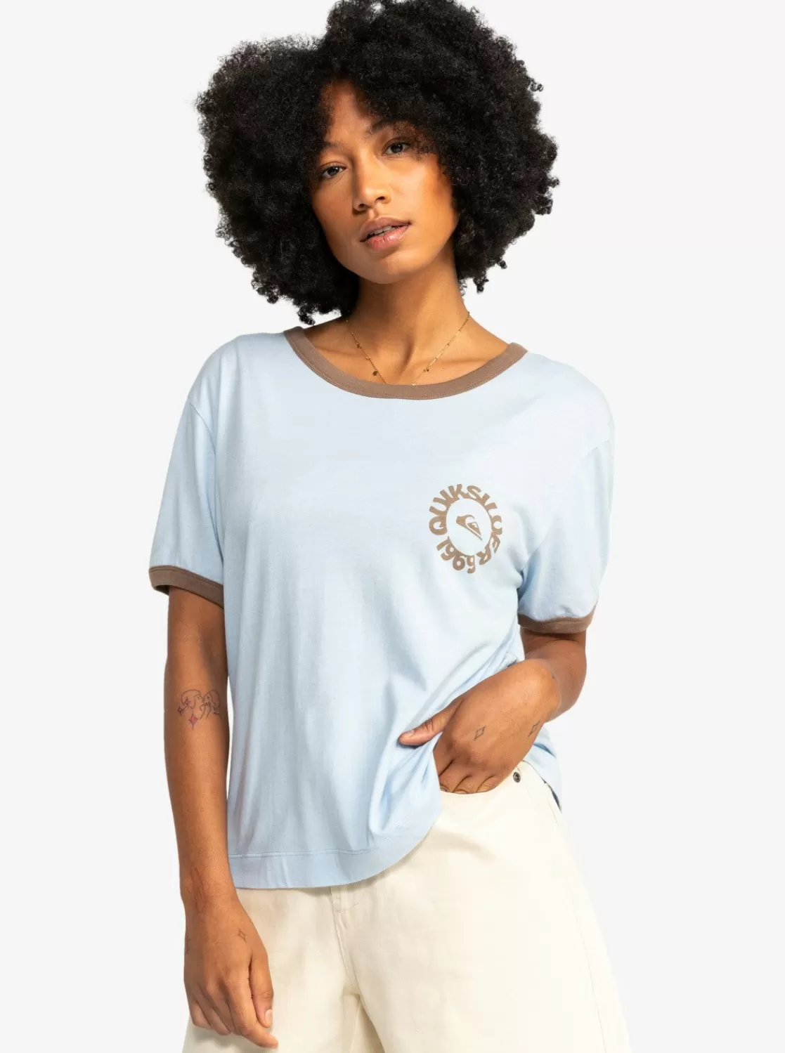 Quiksilver Uni - T-Shirt Court Pour Femme