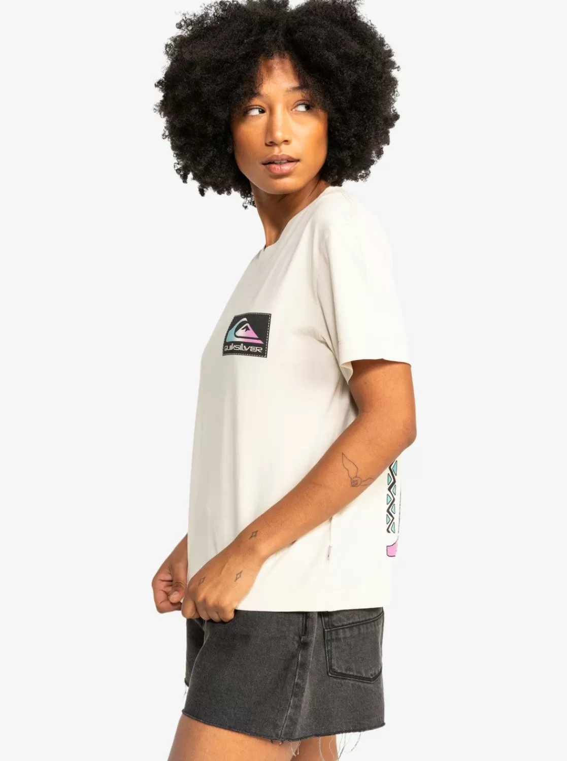 Quiksilver Uni - T-Shirt Court Pour Femme